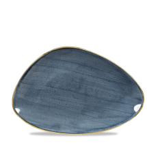 Stonecast Blueberry Triangle Chefs Plate 12inchX8inch x6 Stonecast Blueberry Triangle Chefs Plate 12inchX8inch x6