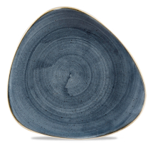 Stonecast Blueberry Lotus Triangle Plate 10.5inch x12