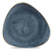 Stonecast Blueberry Lotus Triangle Plate 10.5inch x12 Stonecast Blueberry Lotus Triangle Plate 10.5inch x12