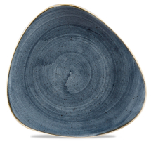 Stonecast Blueberry Lotus Triangle Plate 12.25inch x6 Stonecast Blueberry Lotus Triangle Plate 12.25inch x6