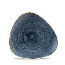 Stonecast Blueberry Lotus Triangle Plate 7.75inch x12