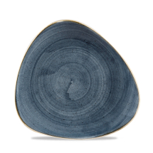 Stonecast Blueberry Lotus Triangle Plate 9inch x12