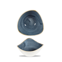 Stonecast Blueberry Lotus Triangle Bowl 6inch x12 Stonecast Blueberry Lotus Triangle Bowl 6inch x12