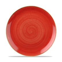Stonecast Berry Red Evolve Coupe Round Plate 10.25inch x12 Stonecast Berry Red Evolve Coupe Round Plate 10.25inch x12