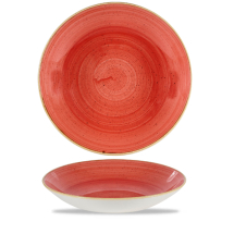 Stonecast Berry Red Coupe Large Bowl 12inch x6