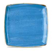Stonecast Cornflower Blue Deep Square Plate 10.5inch x6