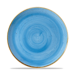 Stonecast Cornflower Blue Coupe Round Plate 10.25" x12