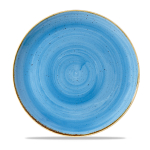 Stonecast Cornflower Blue Coupe Round Plate 11.25" x12