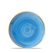 Stonecast Cornflower Blue Elove Coupe Round Plate 6.5inch x12