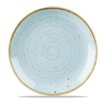 Stonecast Duck Egg Blue Evolve Coupe Round Plate 11.25" x12
