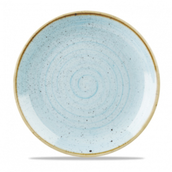 Stonecast Duck Egg Blue Evolve Coupe Round Plate 8.67Inch x12