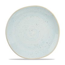 Stonecast Duck Egg Blue Organic Round Plate 10 3/8inch x12