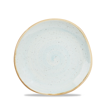 Stonecast Duck Egg Blue Organic Round Plate 7 1/4inch x12