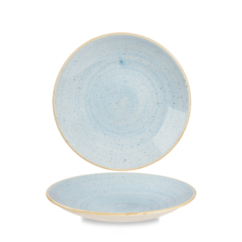 Stonecast Duck Egg Blue Deep Coupe Plate 8 2/3Inch x12