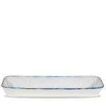 Stonecast Hints Indigo Blue Rect Baking Dish 21X6.5X2.5" x2 Stonecast Hints Indigo Blue Rect Baking Dish 21X6.5X2.5" x2