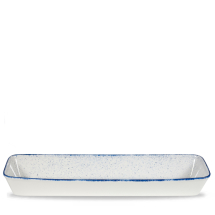 Stonecast Hints Indigo Blue Rect Baking Dish 21X6.5X2.5inch x2 Stonecast Hints Indigo Blue Rect Baking Dish 21X6.5X2.5inch x2