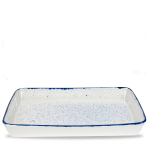 Stonecast Hints Indigo Blue Rect Baking Dish 21X13X2.5" x2 Stonecast Hints Indigo Blue Rect Baking Dish 21X13X2.5" x2