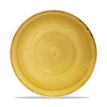 Stonecast Mustard Seed Yellow Evolve Coupe Round Plate 10.25inch x12 Stonecast Mustard Seed Yellow Evolve Coupe Round Plate 10.25inch x12