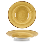 Stonecast Mustard Seed Yellow Profile Wide Rim Bowl Large 10.9" x12 Stonecast Mustard Seed Yellow Profile Wide Rim Bowl Large 10.9" x12
