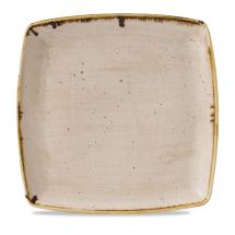 Stonecast Nutmeg Cream Deep Square Plate 10.5inch x6