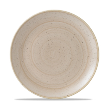 Stonecast Nutmeg Cream Evolve Coupe Round Plate 10.25inch x12