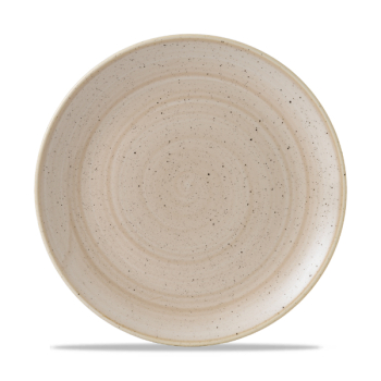 Stonecast Nutmeg Cream Evolve Coupe Round Plate 10.25Inch x12