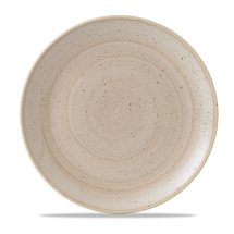Stonecast Nutmeg Cream Evolve Coupe Round Plate 11.25inch x12