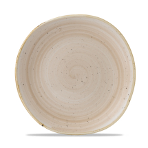 Stonecast Nutmeg Cream Organic Round Plate 10 3/8inch x12