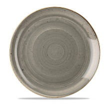 Stonecast Peppercorn Grey Evolve Coupe Round Plate 11.25inch x12