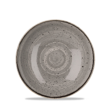 Stonecast Peppercorn Grey Elove Coupe Bowl 7.25inch x12