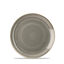 Stonecast Peppercorn Grey Evolve Coupe Round Plate 6.5inch x12