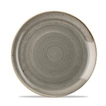 Stonecast Peppercorn Grey Evolve Coupe Round Plate 8.67inch x12