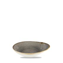 Stonecast Peppercorn Grey Round Dish 6 3/8X5 5/8inch x12