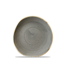 Stonecast Peppercorn Grey Organic Round Plate 7 1/4inch x12