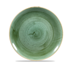 Stonecast Samphire Green Evolve Coupe Round Plate 10.25inch x12