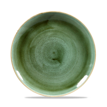 Stonecast Samphire Green Evolve Coupe Round Plate 8.67inch x12