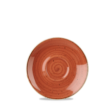 Stonecast Spiced Orange Cappuccino Saucer 6.25inch x12 Stonecast Spiced Orange Cappuccino Saucer 6.25inch x12