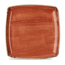 Stonecast Spiced Orange Deep Square Plate 10.5inch x6 Stonecast Spiced Orange Deep Square Plate 10.5inch x6