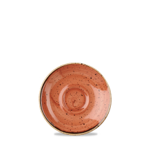 Stonecast Spiced Orange Espresso Saucer 4.5inch x12 Stonecast Spiced Orange Espresso Saucer 4.5inch x12