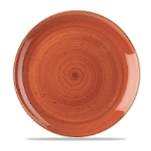Stonecast Spiced Orange Evolve Coupe Round Plate 11.25inch x12