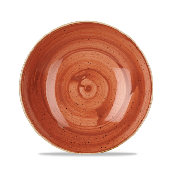 Stonecast Spiced Orange Evolve Coupe Bowl 9.75Inch x12