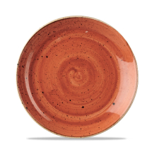 Stonecast Spiced Orange Evolve Coupe Round Plate 8.67inch x12 Stonecast Spiced Orange Evolve Coupe Round Plate 8.67inch x12