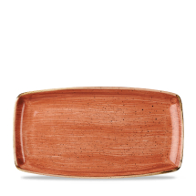 Stonecast Spiced Orange X Squared Oblong Plate 13.75inch x6 Stonecast Spiced Orange X Squared Oblong Plate 13.75inch x6