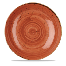 Stonecast Spiced Orange Coupe Large Bowl 12inch x6 Stonecast Spiced Orange Coupe Large Bowl 12inch x6