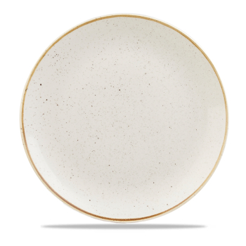 Stonecast Barley White Evolve Coupe Round Plate 11.25Inch x12