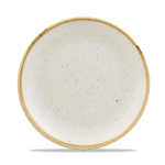 Stonecast Barley White Evolve Coupe Round Plate 8.67" x12