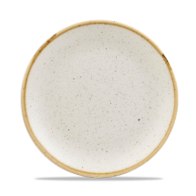 Stonecast Barley White Evolve Coupe Round Plate 8.67inch x12