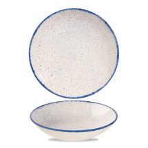 Stonecast Hints Indigo Blue Evolve Coupe Bowl 9 3/4inch x12