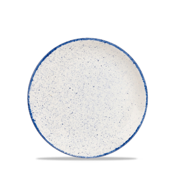 Stonecast Hints Indigo Blue Evolve Coupe Plate 6 1/2Inch x12 Stonecast Hints Indigo Blue Evolve Coupe Plate 6 1/2Inch x12