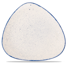 Stonecast Hints Indigo Blue Lotus Plate 12.25inch x6
